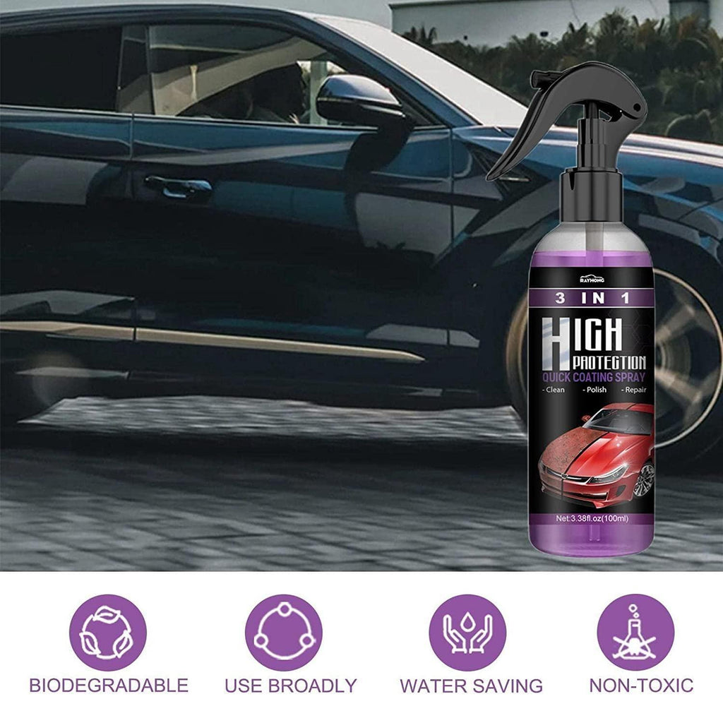Hydrophobic Polish Nano Coating Agent Car Scratch Spray, Boats (Pack of 2)