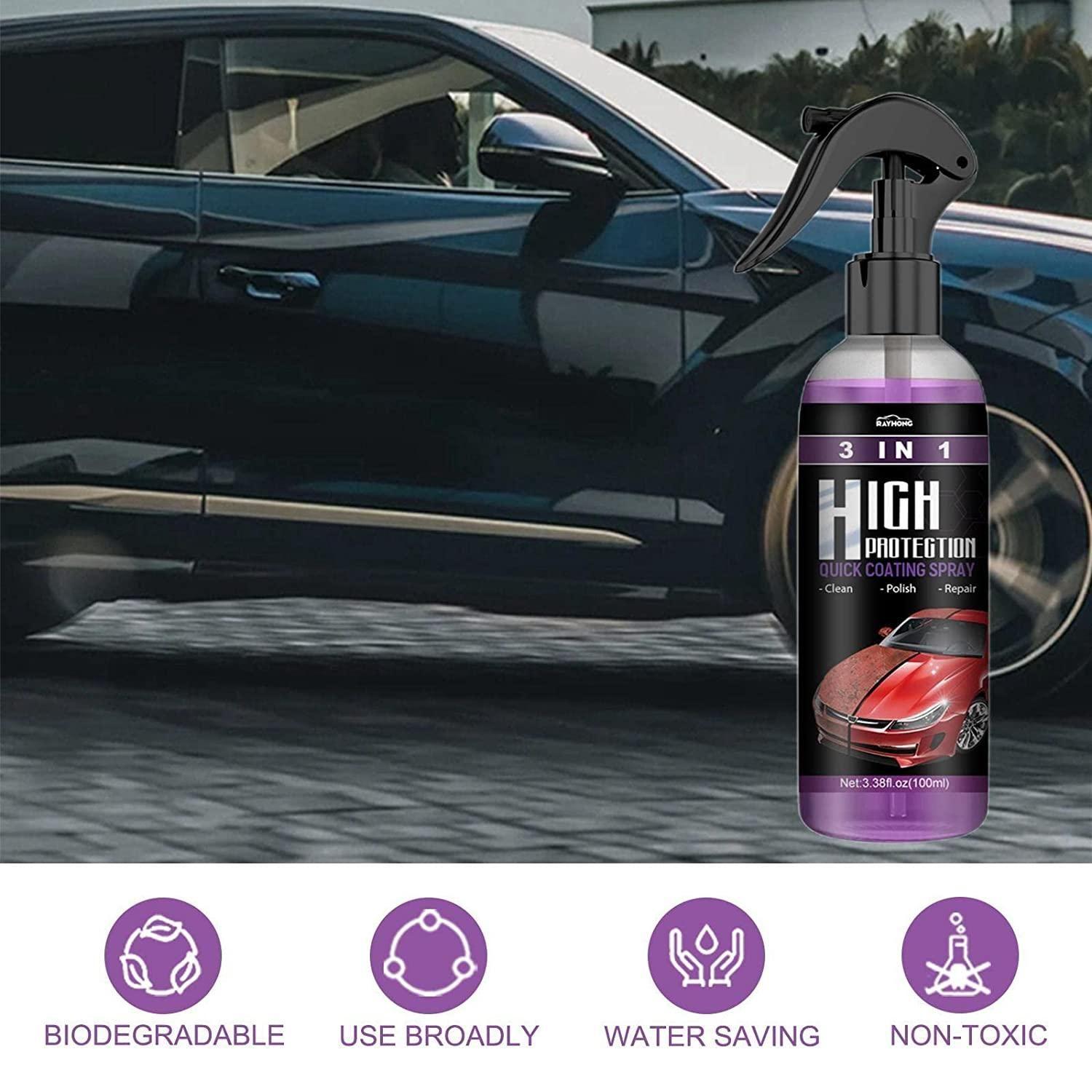 Hydrophobic Polish Nano Coating Agent Car Scratch Spray, Boats (Pack of 2)