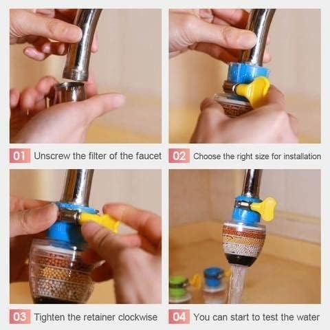 Activated Carbon Faucet Tap Water Filter