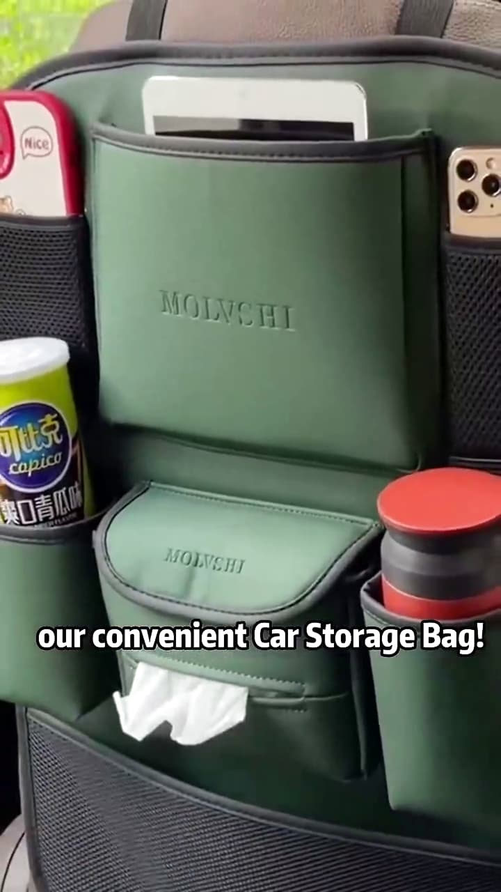 Car Seat Back Organizer Storage (Pack of 2)