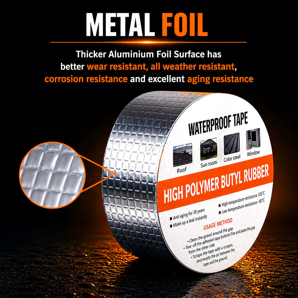 premium Aluminum Foil Waterproof  Sealant Tape for Leakage Sealing