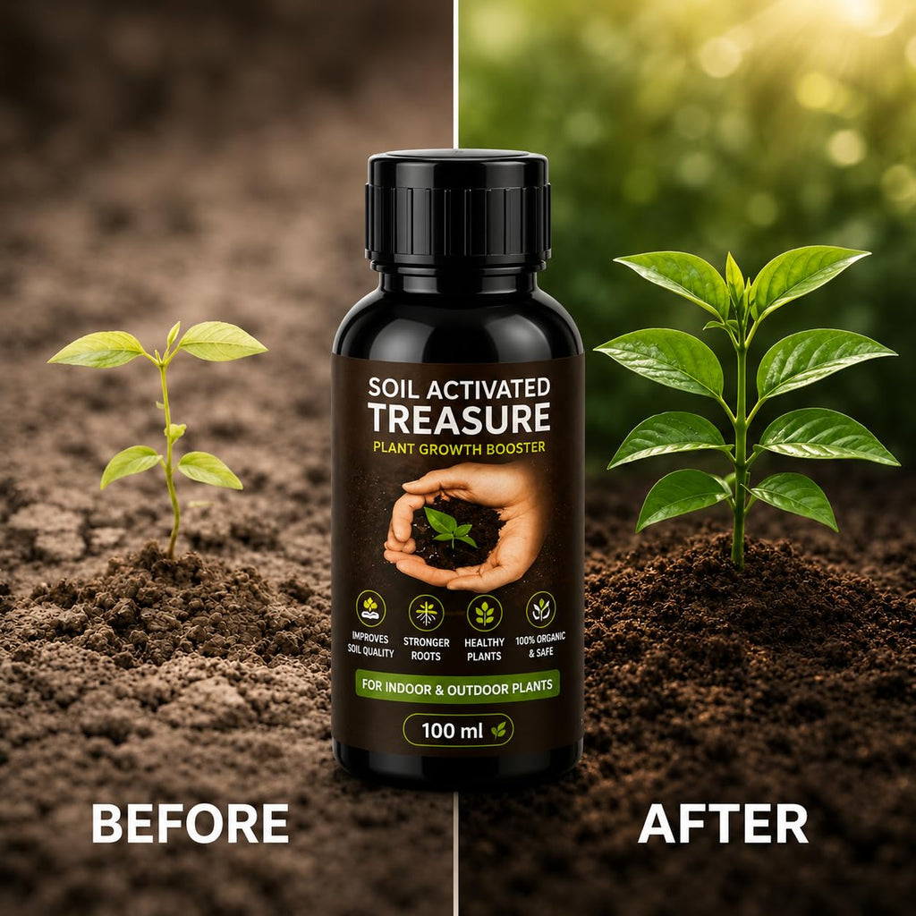 100% ORGANIC SOIL ACTIVATOR - FASTER PLANT GROWTH & STRONGER ROOTS (PACK OF 2)