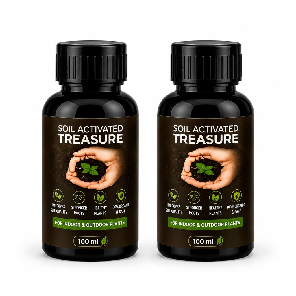 100% ORGANIC SOIL ACTIVATOR - FASTER PLANT GROWTH & STRONGER ROOTS (PACK OF 2)